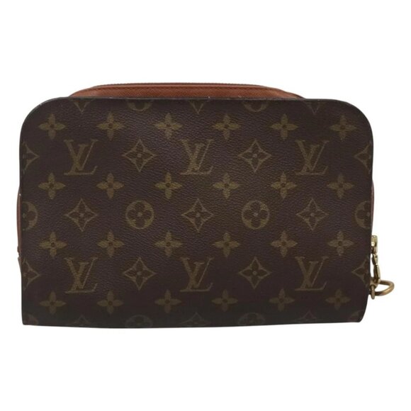 LOUIS VUITTON Monogram Orsay Clutch Bag LV Auth - Picture 2 of 16